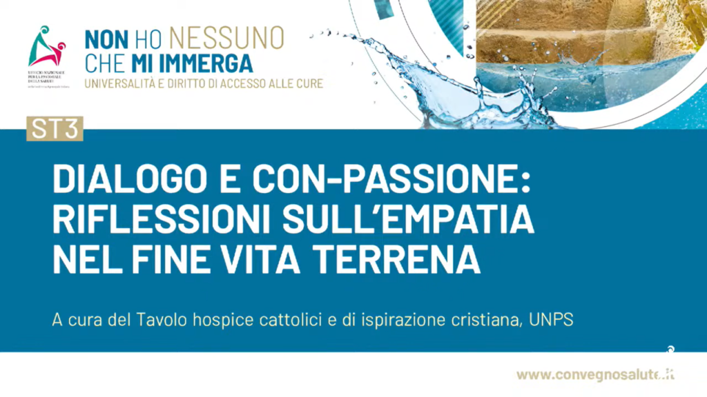 Dialogo e con-passione: riflessioni sull’empatia nel fine vita terrena